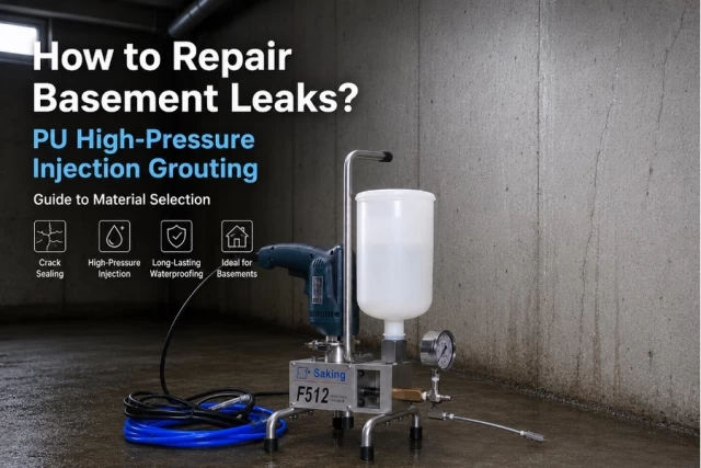 basement leak high pressure pu grouting en