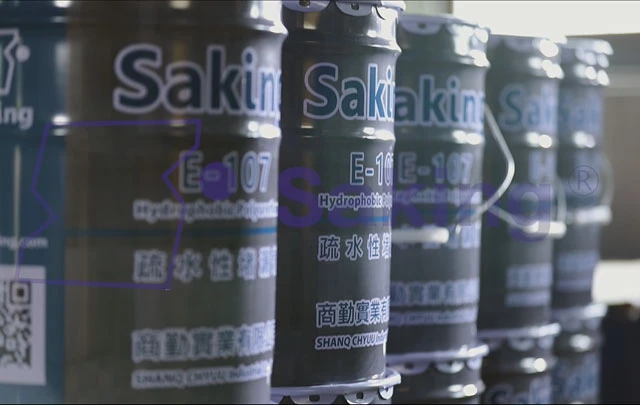 E-107 Hydrophobic Polyurethane - PU Production Video