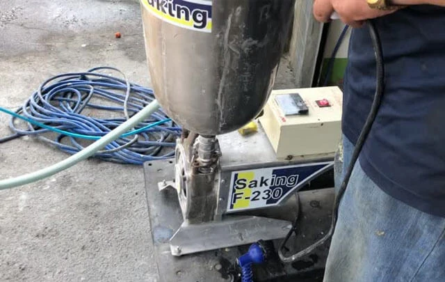 F-230 Cement Grouting Machine - Cement Paste Testing Video